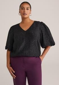 Блуза WE Fashion CURVE, Black