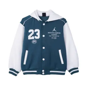 Jordan Куртка синий/белый