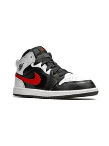 Кроссовки Jordan 1 Mid Jordan Kids, черный