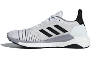 Кроссовки для бега серии Solar Glide женские с низким верхом серо-белые Adidas