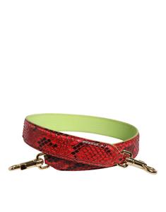 Ремень для сумки из красной экзотической кожи Dolce & Gabbana, красный