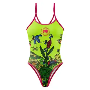 Купальник Otso Kukuxumusu Forest, желтый