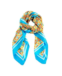 Шелковый шарф/накидка/саронг EVELYN & KATE, оранжевый