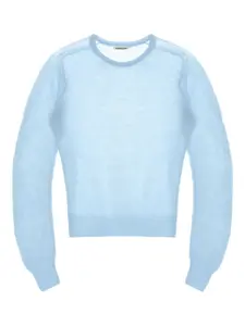 Топ из смесовой шерсти альпаки Auralee, синий