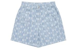 MLB Повседневные шорты унисекс светло-голубые