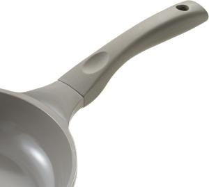Сковорода Redchef со съемной ручкой, бакелитовая ручка, кухонный аксессуар, вок, сковорода для омлета/яиц (серая)