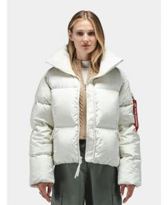 Женская короткая куртка-пуховик Sierra Alpha Industries, Dune white