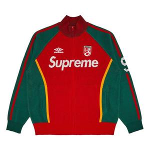 Свитер Supreme x Umbro Zip Up Sweater, Red