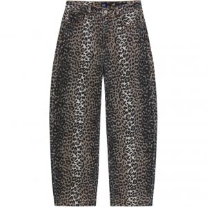 GAP Повседневные брюки женские с леопардовым принтом, умеренного размера, другие варианты