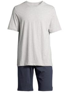 Пижама Schiesser Night & Home, цвет dunkelblau/grau