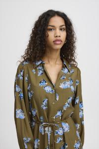 Платье-рубашка ROSIY ICHI, хаки