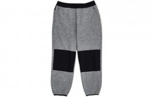 Трикотажные спортивные штаны мужские черно-серый цвет New Balance