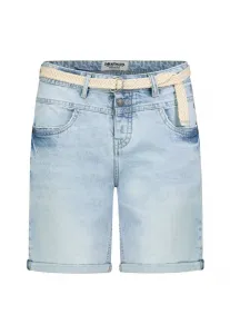 Джинсовые шорты-бермуды с принтом gürtel Sublevel, Light-Blue