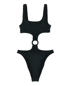 Цельный купальник Laurel Mc2 Saint Barth, черный