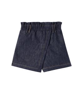 Джинсовые шорты Brunello Cucinelli Kids, Blu
