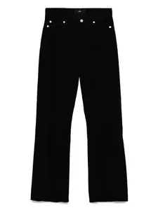 Декорированные брюки прямого кроя 7 For All Mankind, черный