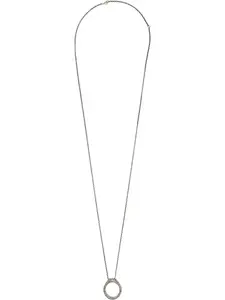 Колье с подвеской в виде кольца Rosa Maria, серый