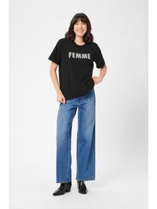 Футболка KAarina Regular fit в цвете Black Deep Kaffe