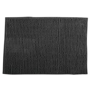 MSV Коврик для ванной, коврик для душа, коврик для ванной из синели с глубоким ворсом, 40 х 60 см - серый