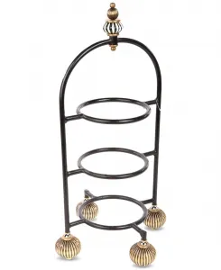 Подставка для тарелок из железа и латуни - маленькая Mackenzie-Childs