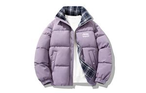 Пуховик Leisure Collection Unisex Jeep, heather фиолетовый