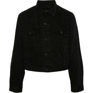 Джинсовая куртка унисекс черная Balenciaga, черный