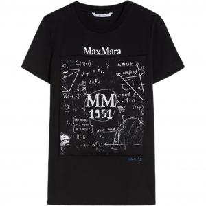 Футболка Max Mara Colibri с графическим принтом MaxMara, черный