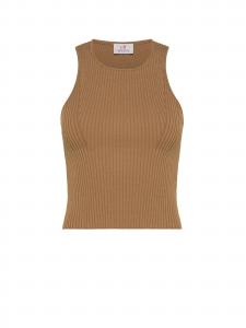 DEHA Вязаный топ в коричневом цвете