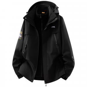 Куртка Leisure Collection унисекс Jeep, черный[fleece liner+shell set/women's suggestion: size small]