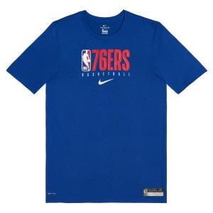 Nike Футболка NBA Dri Fit Philadelphia 76ers Team Unisex Navy Blue
