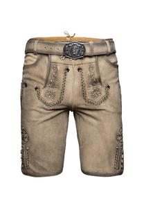 Кожаные брюки Maddox, бежевый