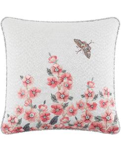 Декоративная подушка Talia с вышивкой, 20 x 20 дюймов Rose Tree, Multi