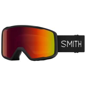 Горнолыжные очки tribute черно-красные sol-x зеркальные Smith