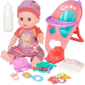 Куколка пьет, писает, говорит по-польски, поет, стульчик для кормления, горшок Мартынки Sferazabawek