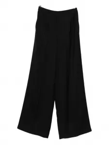 Брюки в тонкую полоску Forte Forte, черный