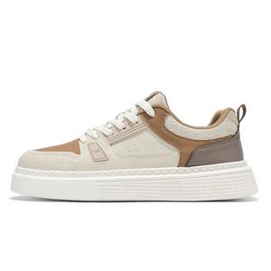Мужские дышащие низкие кроссовки для скейтбординга CAMOSI, Beige Brown
