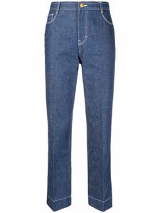 Tory Burch джинсы прямого кроя, синий