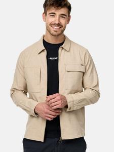 Рубашка с длинным рукавом ineuron Indicode, бежевый