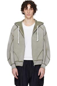 Серая толстовка с капюшоном Surf ABRA