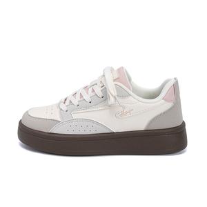 Женские кроссовки для скейтбординга, легкие, износостойкие, с низкой посадкой HUANQIU, Gray Pink