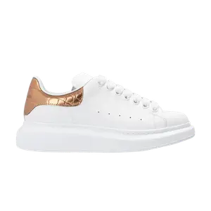 Кроссовки Alexander McQueen Alexander McQueen Wmns Oversized Sneaker 'White Bronze Gold', белый