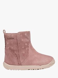 Детские ботинки Macchia Suede на молнии Geox, Dk Rose