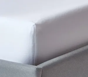 Простыня на резинке HOMESCAPES белая, 100% органический хлопок, 150 х 200 см Homescapes