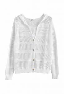 Кардиган TALL FIT - HOODED Next, белый