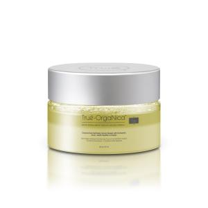 True Organica Разглаживающий скраб для тела с кокосовой морской солью, обогащенный гиалуроновой кислотой и мультипептидами