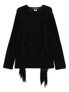 Comme des Garçons Homme Plus свитер с круглым вырезом, черный