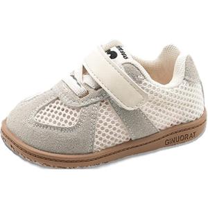 Немецкие армейские кроссовки с нескользящей подошвой для малышей. Обувь для младенцев и малышей. QINUOSHU, бежевый