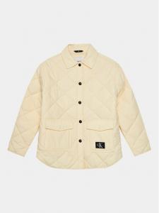 Переходная куртка свободного кроя Calvin Klein, желтый