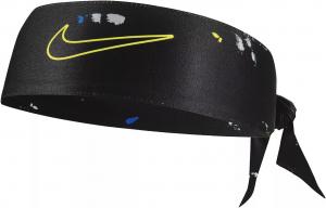 Бандана Nike Unisex - Adult Global Expl Dri-fit Head Tie Bandana, Black-Opti Yellow