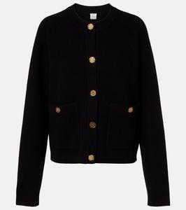 Кардиган из смеси шерсти и кашемира Toteme, Black